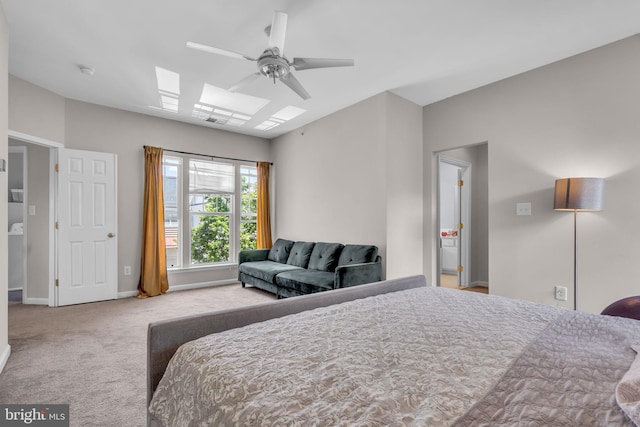 10079 Orland Stone Dr, Bristow, VA 20136 - bedroom featuring carpet flooring, baseboards, and a ceiling fan
