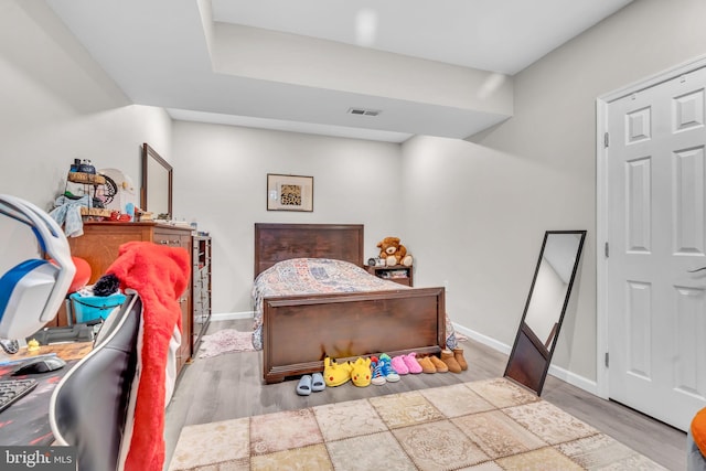 10079 Orland Stone Dr, Bristow, VA 20136 - bedroom featuring wood finished floors and baseboards