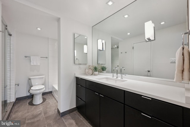 2555 Pennsylvania Ave NW Unit 918, Washington, DC 20037 - bathroom with vanity and recessed lighting