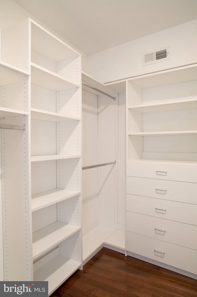 708 N 17th St, Philadelphia, PA 19130 - spacious closet featuring dark wood-style flooring