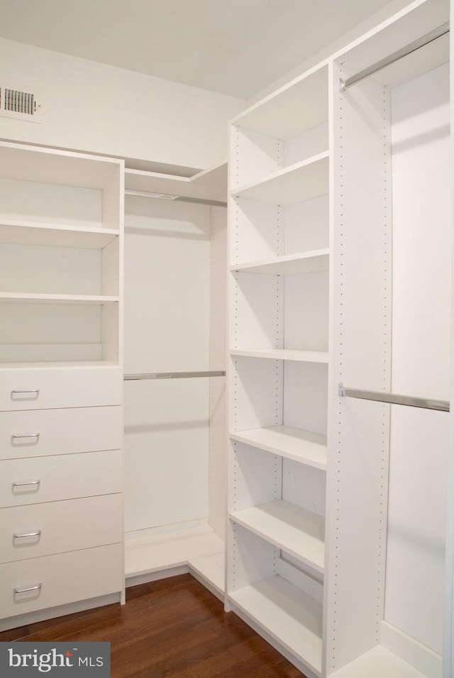 708 N 17th St, Philadelphia, PA 19130 - walk in closet featuring dark wood-style floors