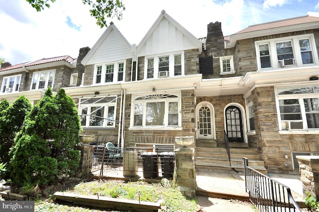 3324 Ryan Ave, Philadelphia, PA 19136 - rear view of house featuring stone siding