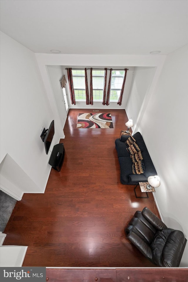 133 E General Grey Ct, Newark, DE 19702 - unfurnished living room with wood finished floors