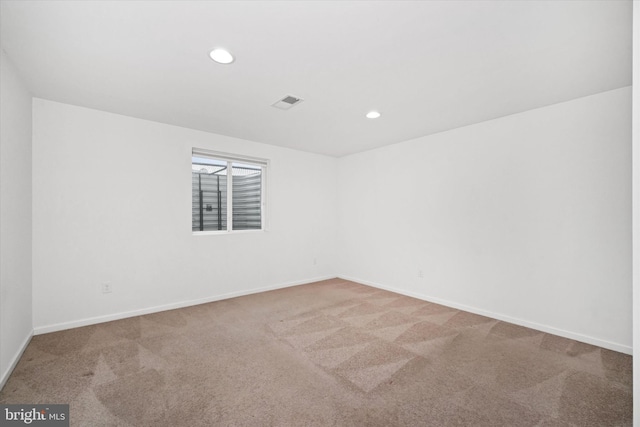133 E General Grey Ct, Newark, DE 19702 - carpeted spare room with recessed lighting and baseboards