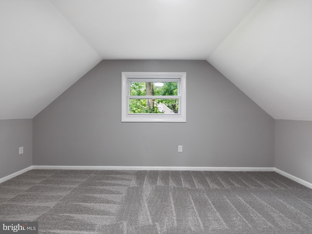 86 Summerfield Dr, Annapolis, MD 21403 - additional living space featuring carpet, lofted ceiling, and baseboards