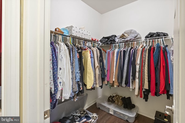 220 Wilshire Blvd, Woolwich Twp, NJ 08085 - walk in closet featuring wood finished floors