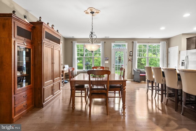 220 Wilshire Blvd, Woolwich Twp, NJ 08085 - dining room featuring plenty of natural light, recessed lighting, and wood finished floors
