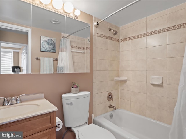 301 N Beauregard St Unit 905, Alexandria, VA 22312 - full bath with shower / tub combo with curtain, vanity, and toilet