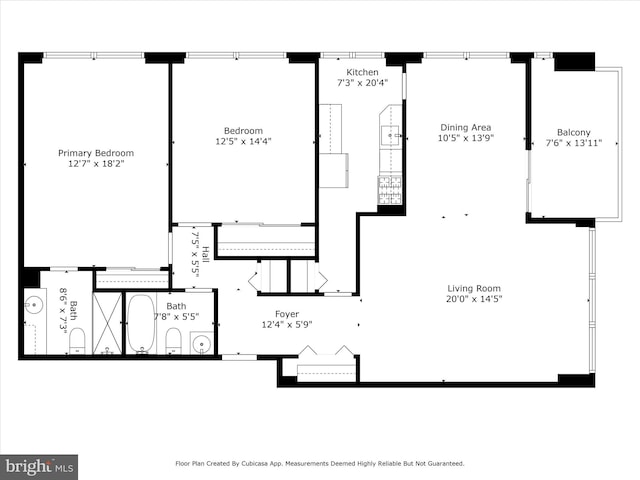 301 N Beauregard St Unit 905, Alexandria, VA 22312 - property floor plan
