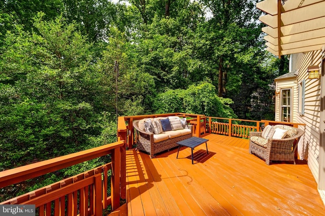 12209 Lake James Dr, Herndon, VA 20171 - deck with outdoor lounge area