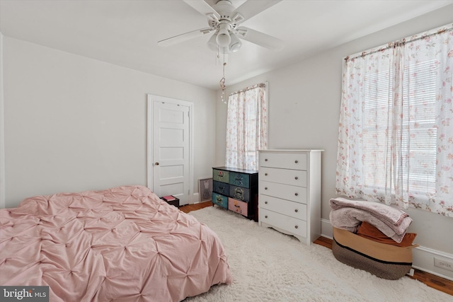16 W Langhorne Ave, Havertown, PA 19083 - bedroom with a ceiling fan