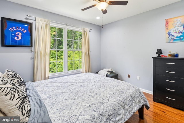 3 Wedgewood Ct, Princeton, NJ 08540 - bedroom featuring wood finished floors, baseboards, and ceiling fan