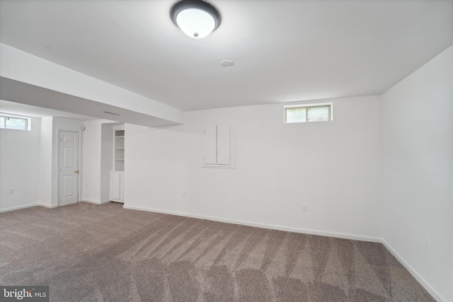 3663 Thomasson Crossing Dr, Triangle, VA 22172 - basement with carpet and baseboards