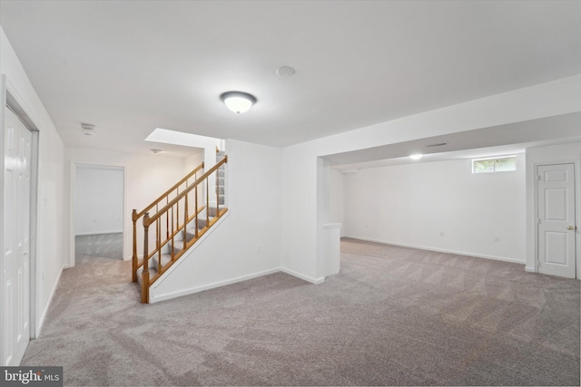 3663 Thomasson Crossing Dr, Triangle, VA 22172 - below grade area with carpet flooring and stairs