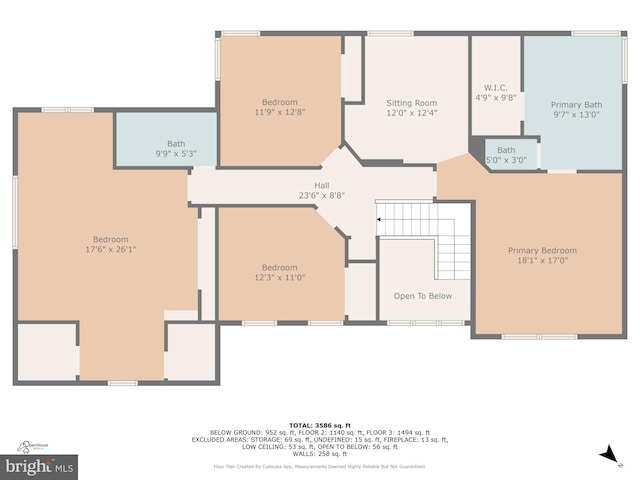 3663 Thomasson Crossing Dr, Triangle, VA 22172 - view of floor plan / room layout