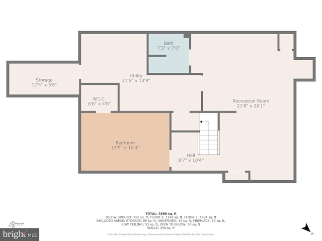 3663 Thomasson Crossing Dr, Triangle, VA 22172 - view of floor plan / room layout
