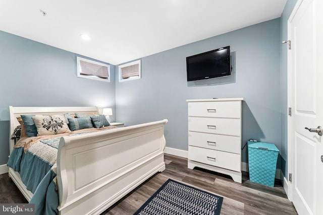 4495 Shakespeare Cir, White Plains, MD 20695 - bedroom with dark wood-style floors and recessed lighting