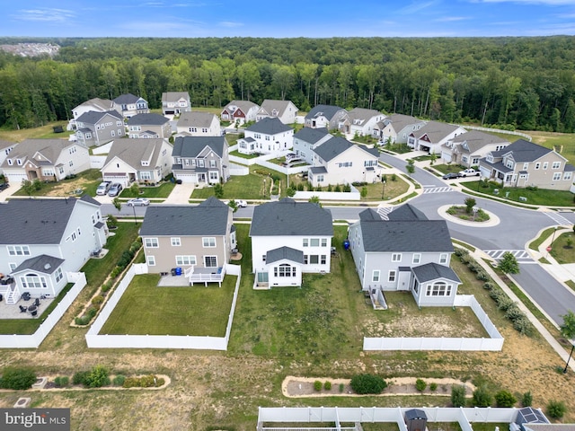 4495 Shakespeare Cir, White Plains, MD 20695 - aerial perspective of suburban area featuring a heavily wooded area