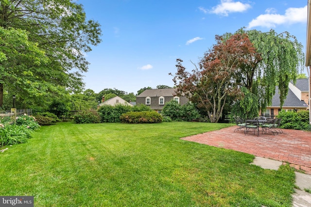 9824 Whetstone Dr, Montgomery Village, MD 20886 - view of yard with a patio