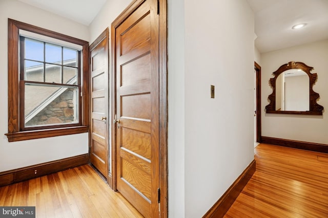 12 Sergeant St, Princeton, NJ 08540 - hall featuring baseboards and light wood-type flooring