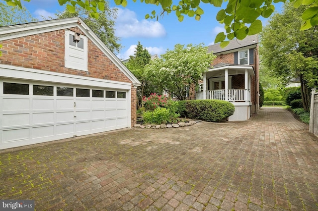12 Sergeant St, Princeton, NJ 08540 - garage with a porch