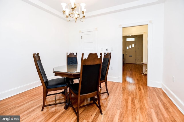 1432 C St SE, Washington, DC 20003 - dining area featuring a chandelier and light wood-type flooring