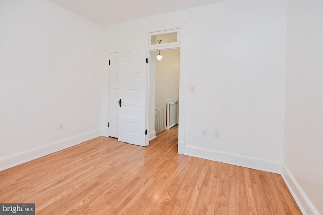 1432 C St SE, Washington, DC 20003 - unfurnished room with light wood-style floors and baseboards
