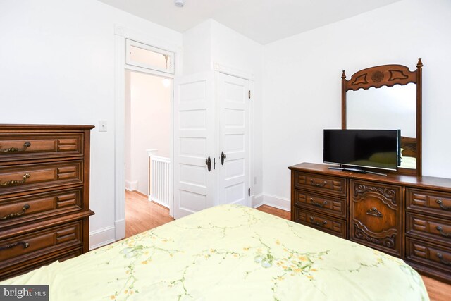 1432 C St SE, Washington, DC 20003 - bedroom featuring wood finished floors and baseboards