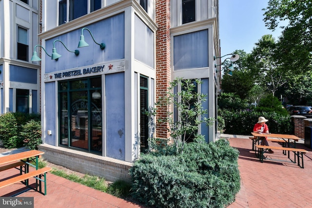 1432 C St SE, Washington, DC 20003 - property entrance with brick siding