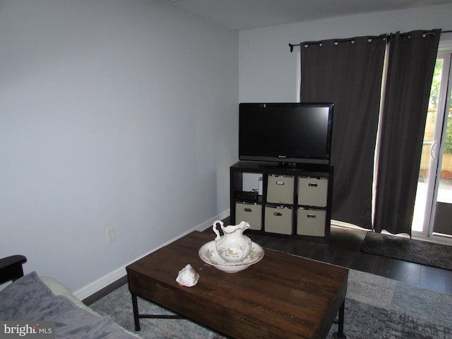 1745 Leisure Way, Crofton, MD 21114 - living room with wood finished floors and baseboards