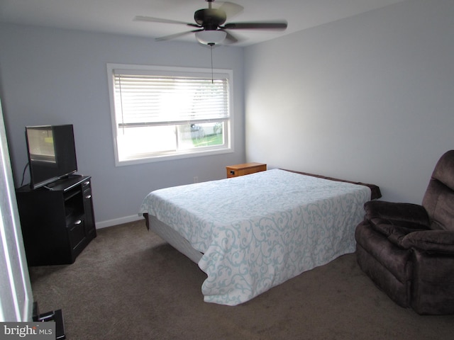 1745 Leisure Way, Crofton, MD 21114 - carpeted bedroom featuring a ceiling fan