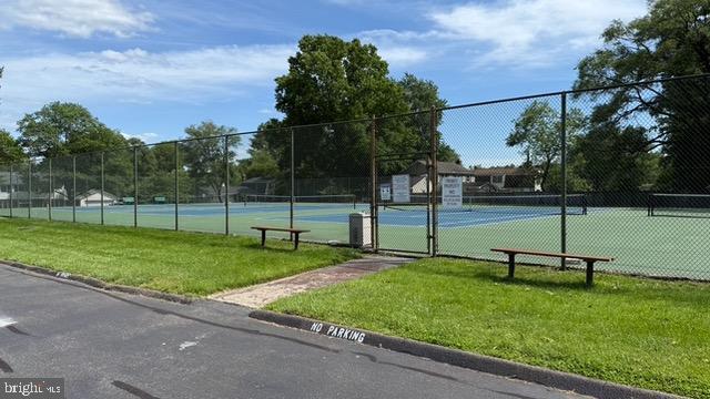 13423 Rippling Brook Dr, Silver Spring, MD 20906 - view of tennis court featuring a gate