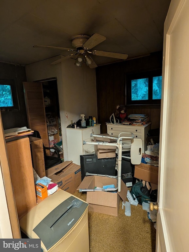 42 Beaver Ave, Enola, PA 17025 - office featuring ceiling fan and carpet