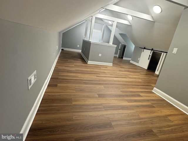 11778 Old Skipton Rd, Cordova, MD 21625 - additional living space featuring lofted ceiling and wood finished floors