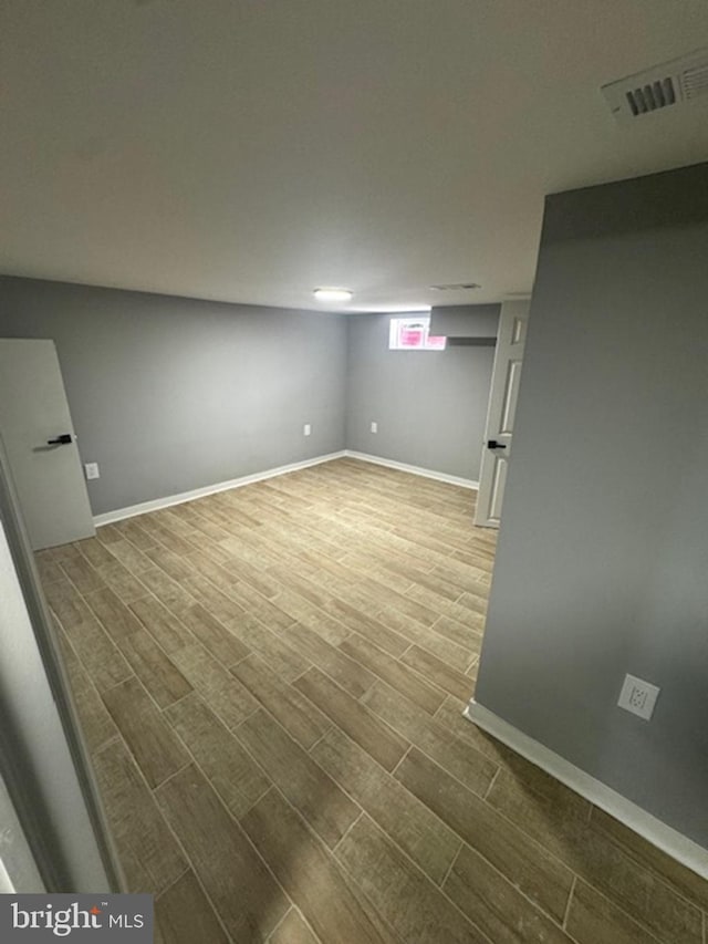 11778 Old Skipton Rd, Cordova, MD 21625 - basement featuring wood finished floors and baseboards