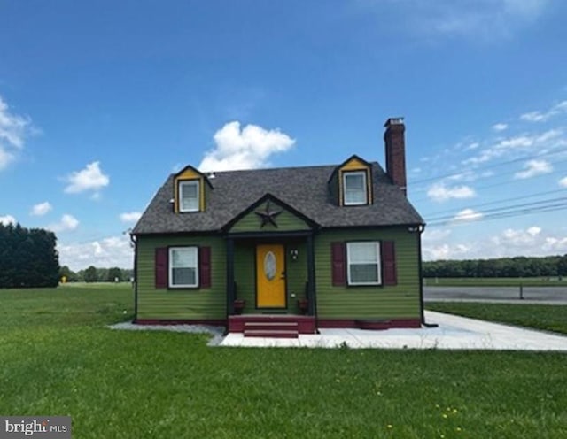 11778 Old Skipton Rd, Cordova, MD 21625 - view of front facade with a chimney and a front lawn