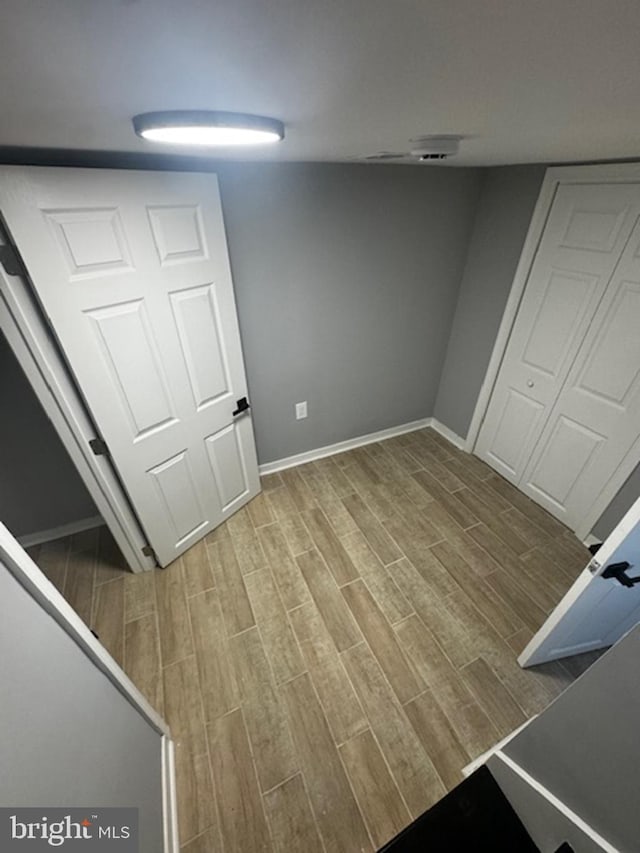 11778 Old Skipton Rd, Cordova, MD 21625 - unfurnished bedroom with wood finished floors and baseboards