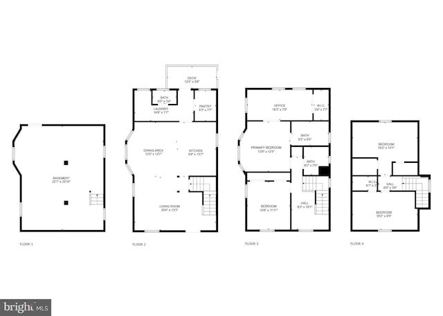 5012 Catalpha Rd, Baltimore, MD 21214 - view of floor plan / room layout