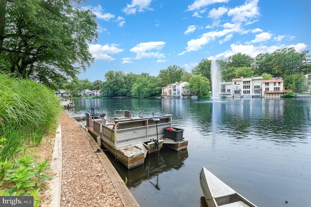 1690 Chimney House Rd, Reston, VA 20190 - dock featuring a water view