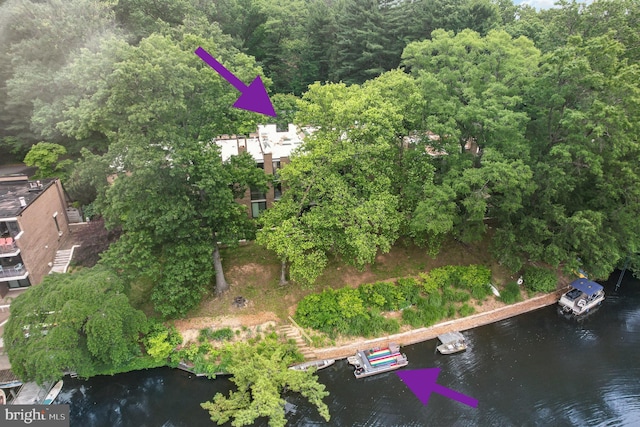 1690 Chimney House Rd, Reston, VA 20190 - aerial view of a large body of water