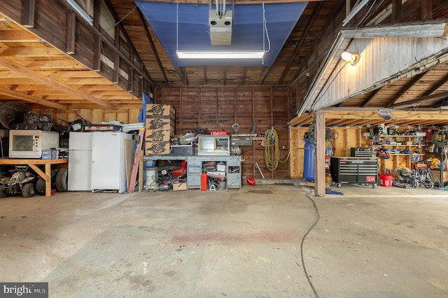 724 S W Ave, Vineland, NJ 08360 - garage featuring a workshop area