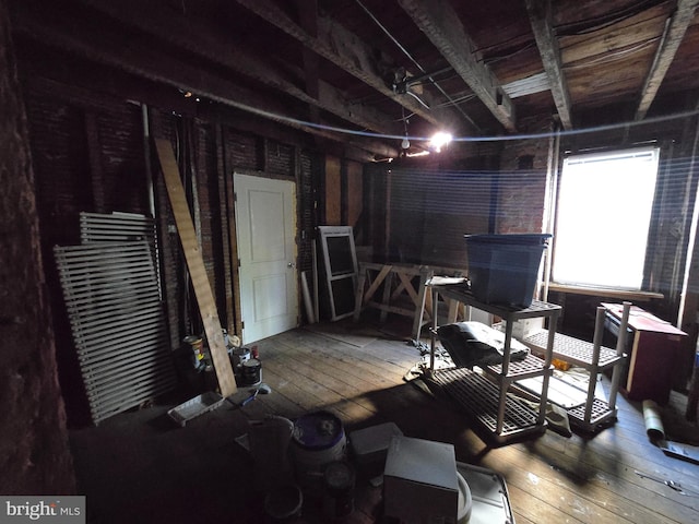 245 Beech St, Pottstown, PA 19464 - basement featuring hardwood / wood-style flooring