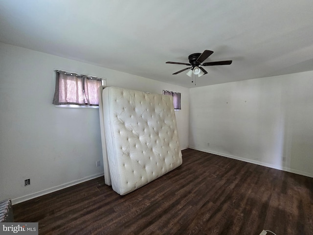 245 Beech St, Pottstown, PA 19464 - unfurnished room featuring wood finished floors, ceiling fan, and baseboards