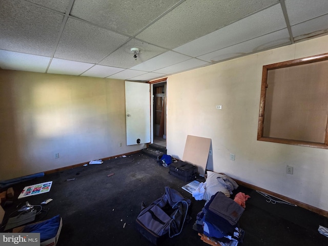 245 Beech St, Pottstown, PA 19464 - unfurnished room with a paneled ceiling and baseboards