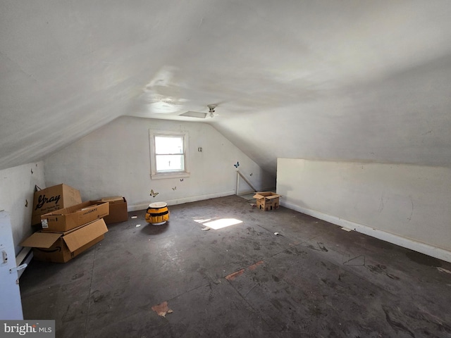245 Beech St, Pottstown, PA 19464 - bonus room featuring lofted ceiling and baseboards