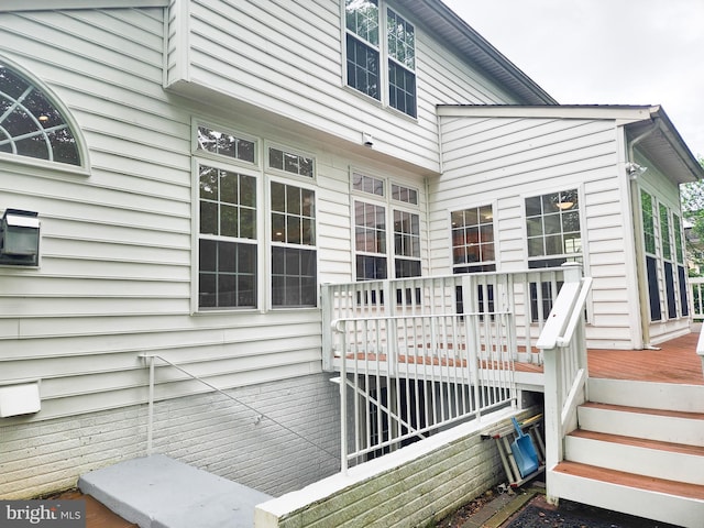 9120 Stonegarden Dr, Lorton, VA 22079 - view of deck