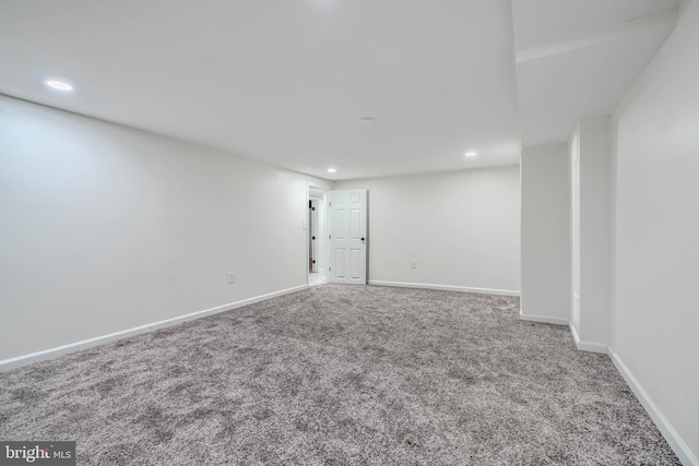 6505 Corkley Rd, Baltimore, MD 21237 - carpeted spare room with recessed lighting and baseboards