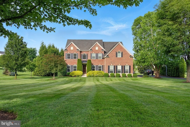 14894 Michele Dr, Glenelg, MD 21737 - view of front of house featuring a front yard and brick siding