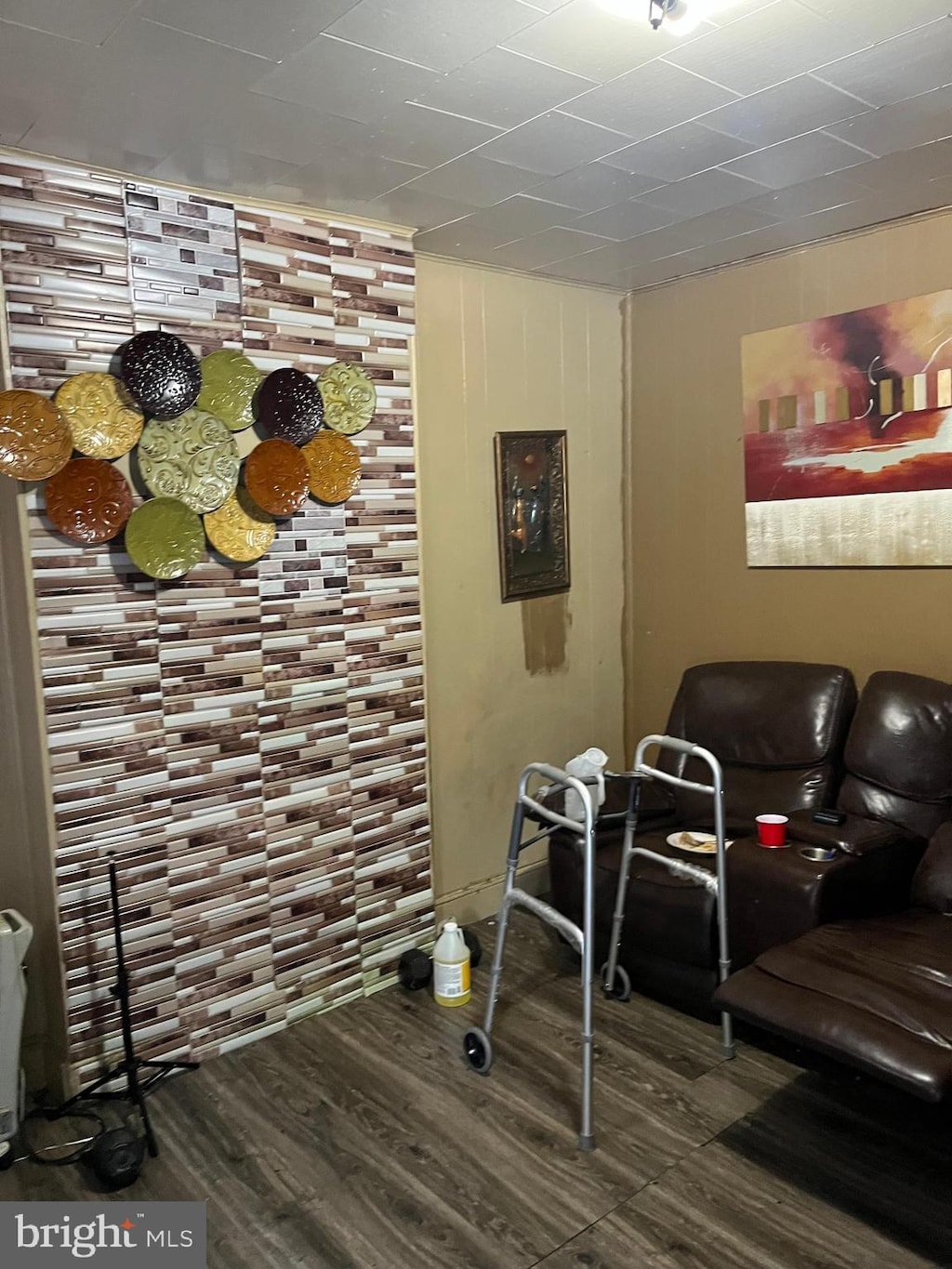 66 Jersey St, Trenton, NJ 08611 - living area with wood finished floors