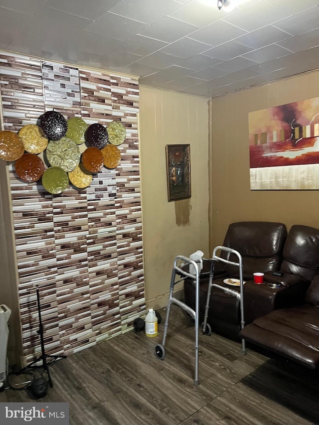 66 Jersey St, Trenton, NJ 08611 - living area with wood finished floors